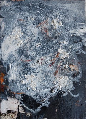 Hujin Raijin /2023 &ndash; Acryl und &Ouml;l auf Leinwand 50cm x 70cm