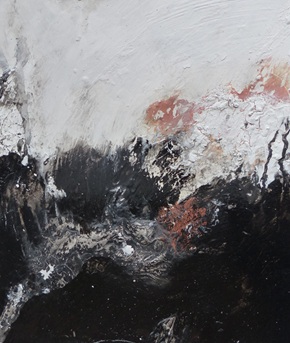 Geburt eines Schmetterlings 3/ 2023 &ndash; Acryl und &Ouml;l auf Leinwand 50cm x 60cm