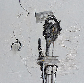 Mohn / 2015 – Acryl und Öl auf Leinwand 50cm x 50cm