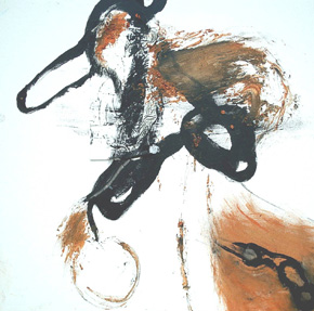 Una bella donna / 2004 – Öl auf Leinwand 50cm x 50cm